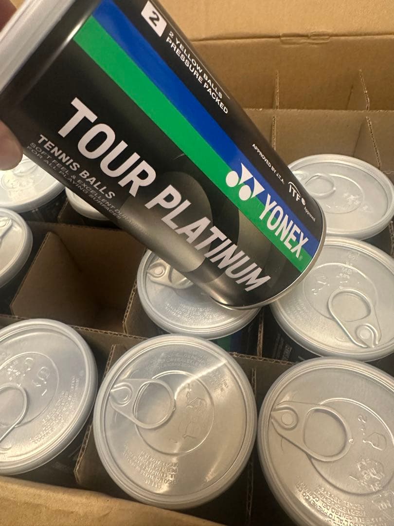 まとめ売りYONEX TOUR PLATINUM テニスボール 2球入り×20