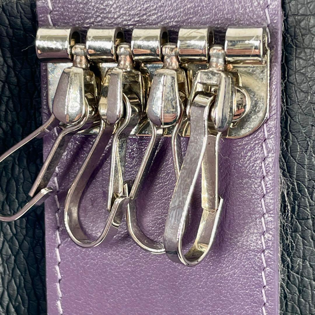 エッティンガー/ETTINGER キーケース　4P レザー ブラック 箱