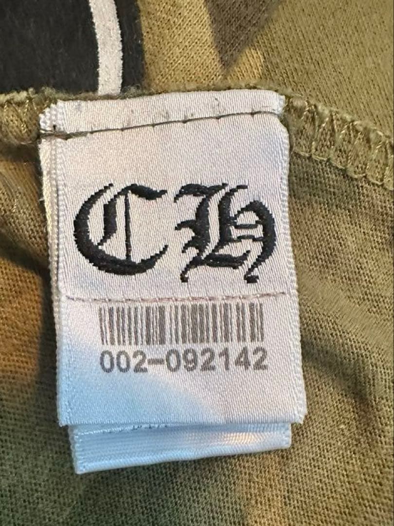 CHROME HEARTS クロムハーツ カモフラスクロールラベルTシャツ