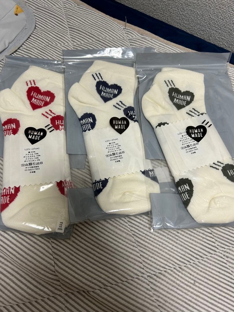 human made 靴下3足セット