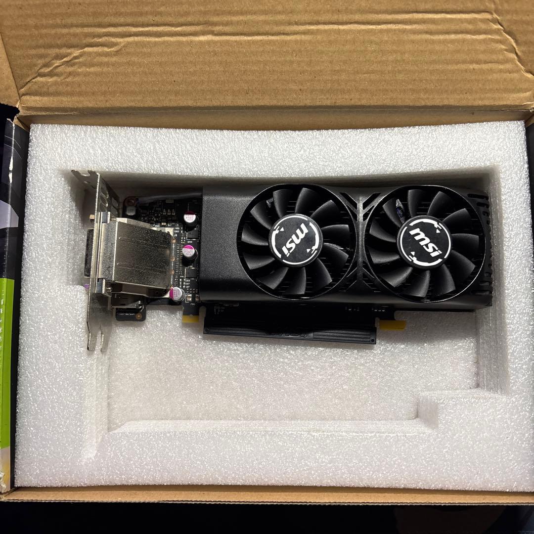 MSI Geforce GTX 1050 ti ロープロファイル