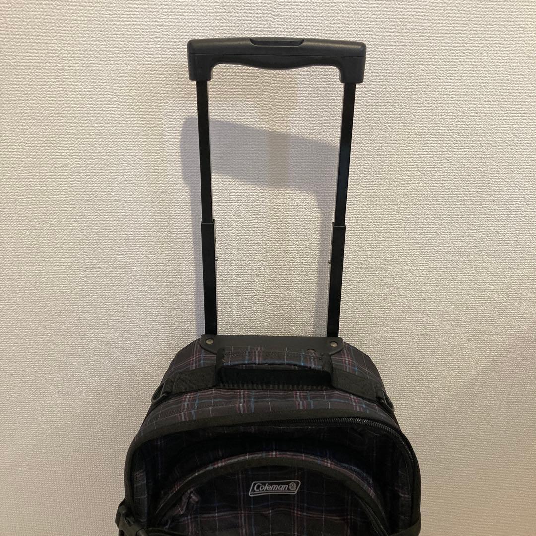 美品 希少 coleman ボストン キャリーバック キャスター 4way