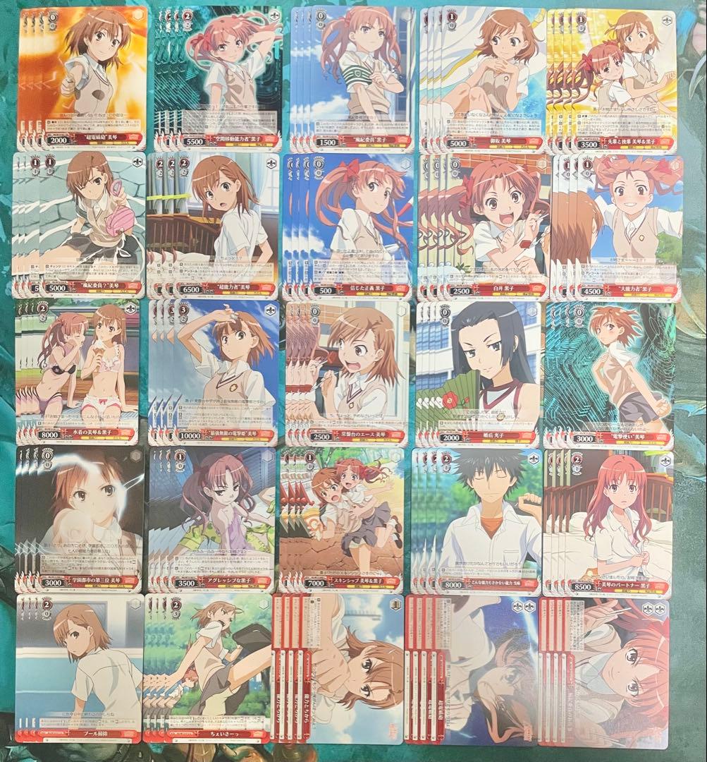 ヴァイスシュヴァルツ ブースターパック 禁書目録＆超電磁砲 1弾 2弾 4コン