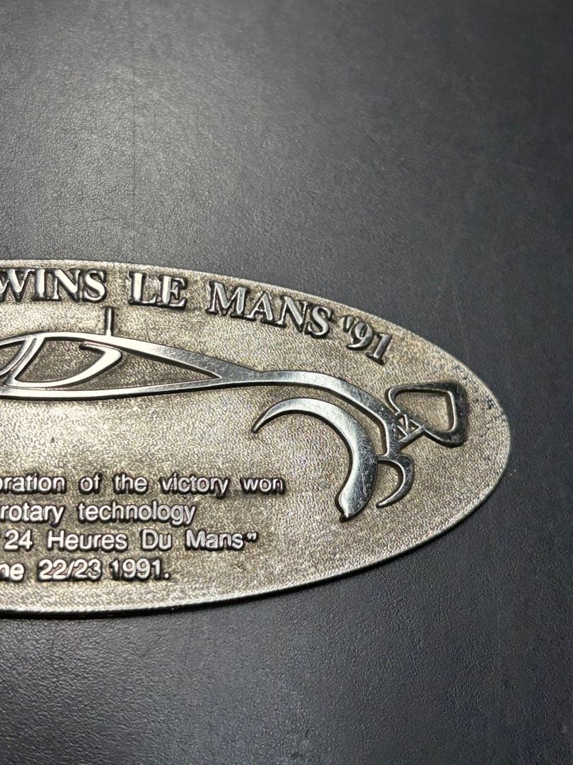 【希少品】マツダ ロータリー エンジン ルマン総合優勝記念 787B プレート