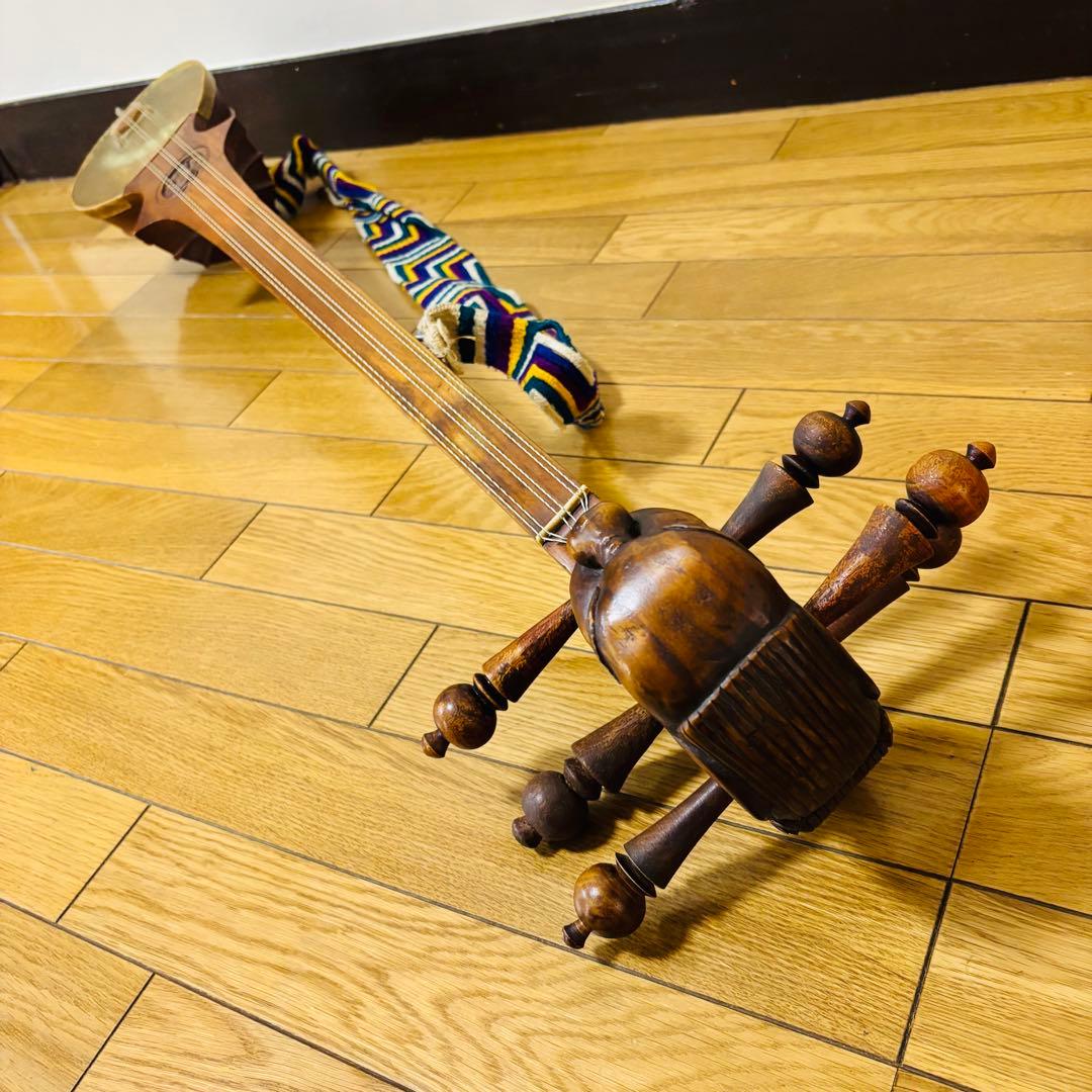 Damnyen ダムニェン 6弦 ブータン 撥弦楽器 チベット 送料込み