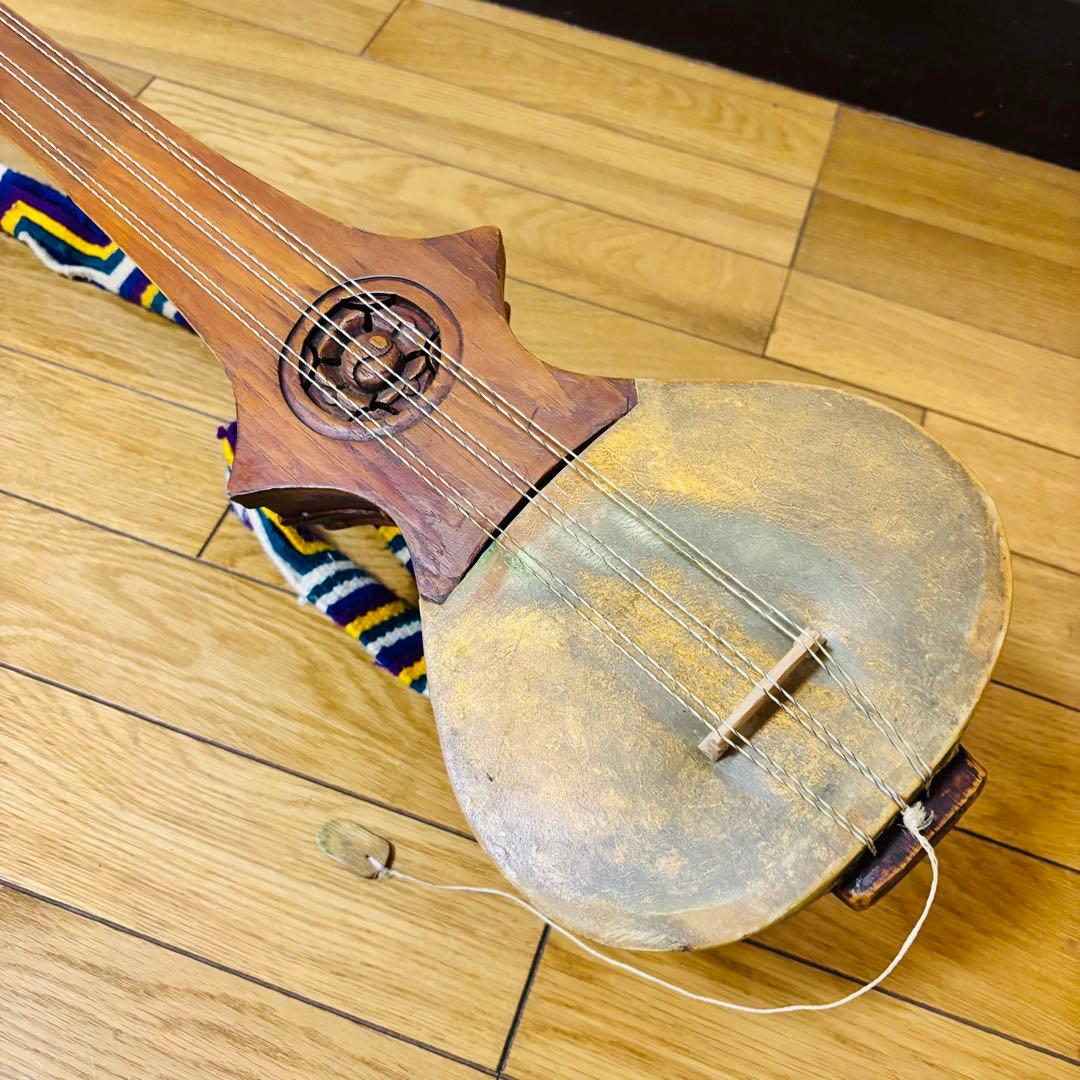 Damnyen ダムニェン 6弦 ブータン 撥弦楽器 チベット 送料込み