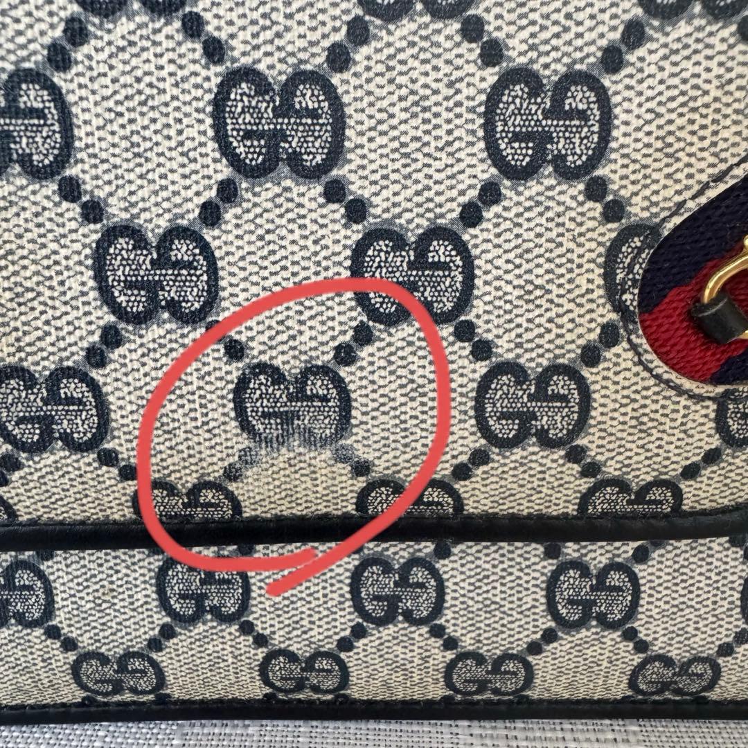 GUCCI ショルダー 肩掛け バッグ 24×16 オールドグッチ ビンテージ