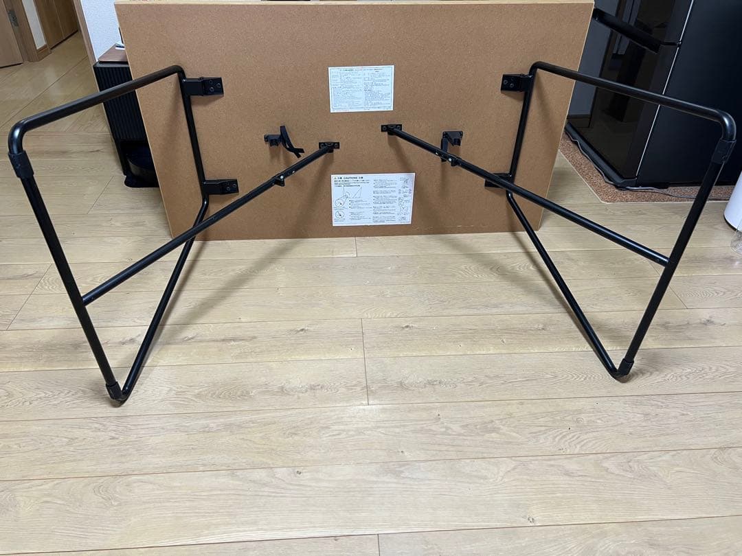 【ハスキー】木製折りたたみテーブル 幅120cm