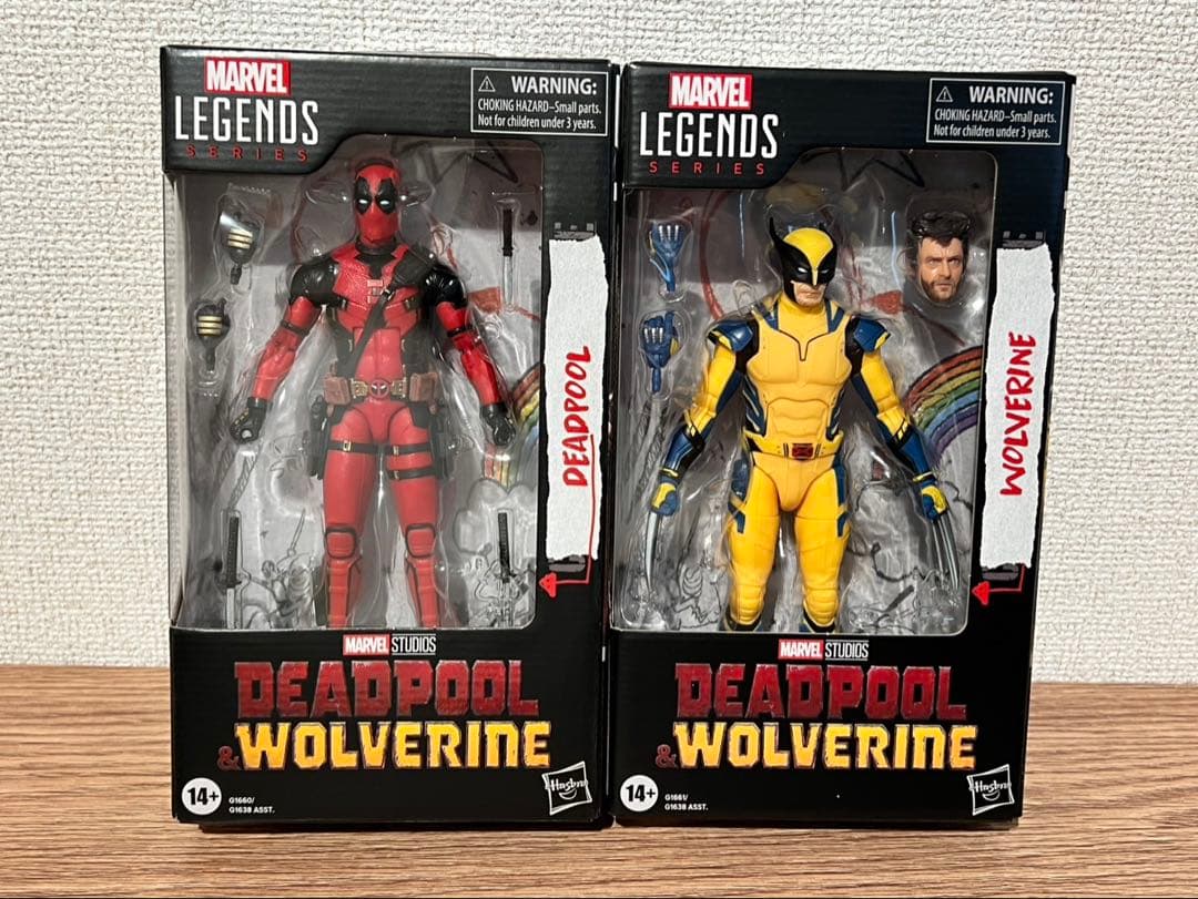 マーベルレジェンド　デッドプール　ウルヴァリン　フィギュア　新品　未開封