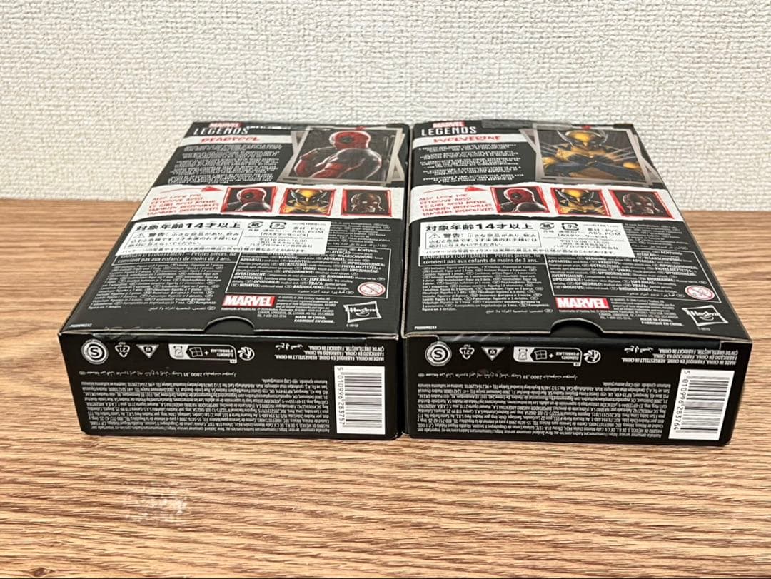 マーベルレジェンド　デッドプール　ウルヴァリン　フィギュア　新品　未開封