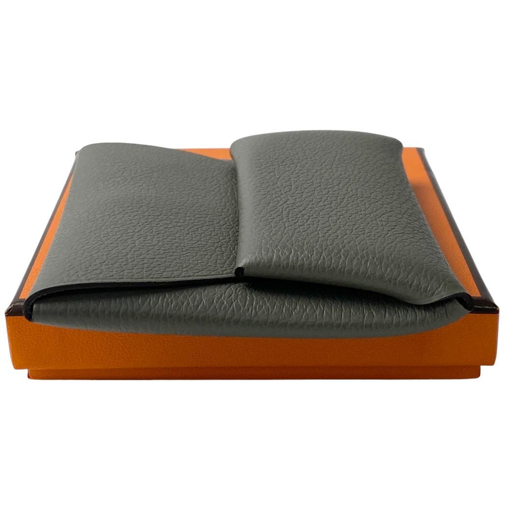 未使用 エルメスHERMES バスティア U刻印 ケース グリメイヤー