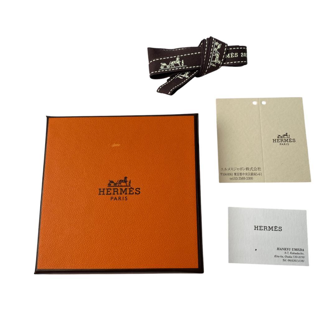 未使用 エルメスHERMES バスティア U刻印 ケース グリメイヤー