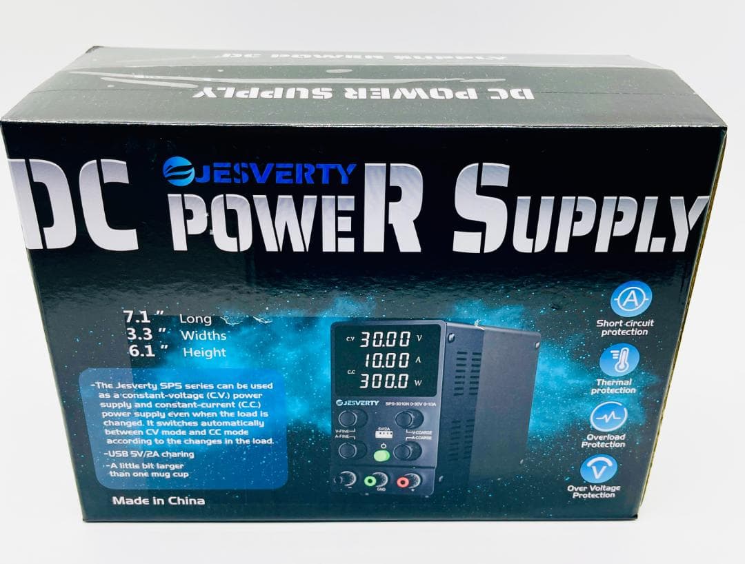 直流安定化電源新型SPS-3010M(30V/10A) 0-10A電圧電流可変