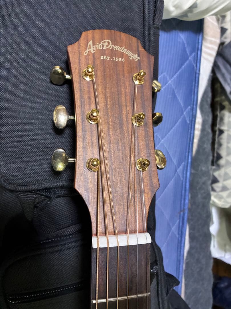 ARIA Dreadnought AF−505 オール単板！スノーフレーク