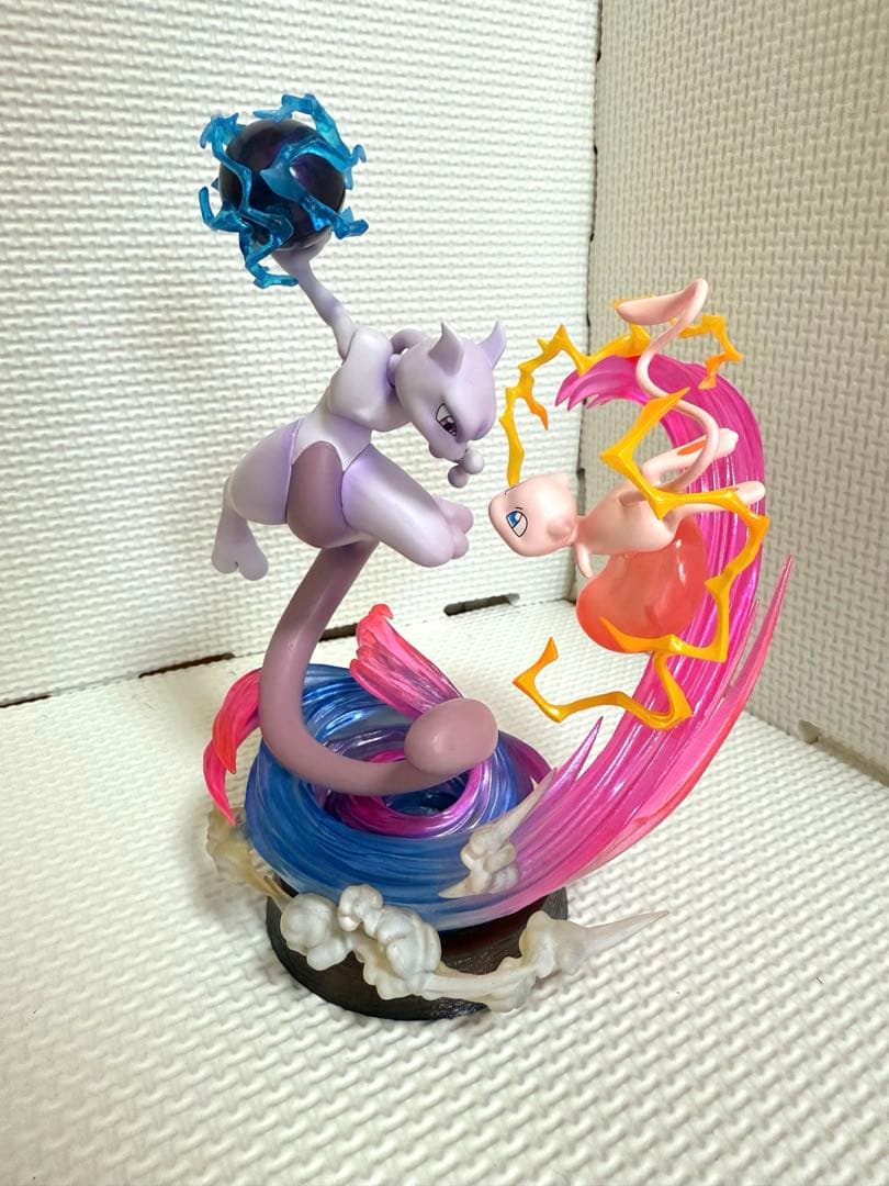 【美品】G.E.M.EXシリーズ ミュウ＆ミュウツー フィギュア　特典色紙付