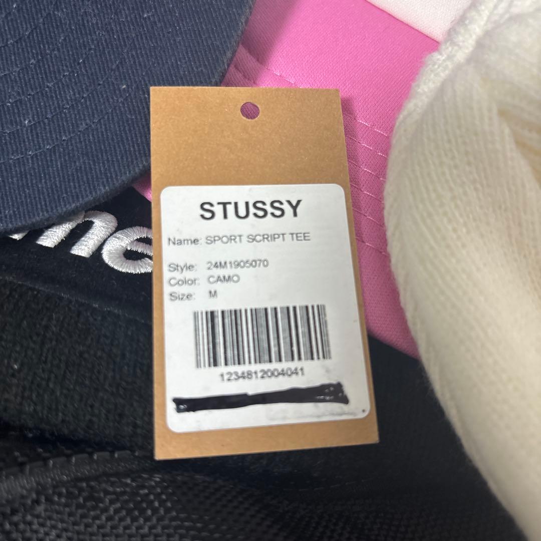 STUSSY SPORT SCRIPT TEE カモフラ Mサイズ 迷彩