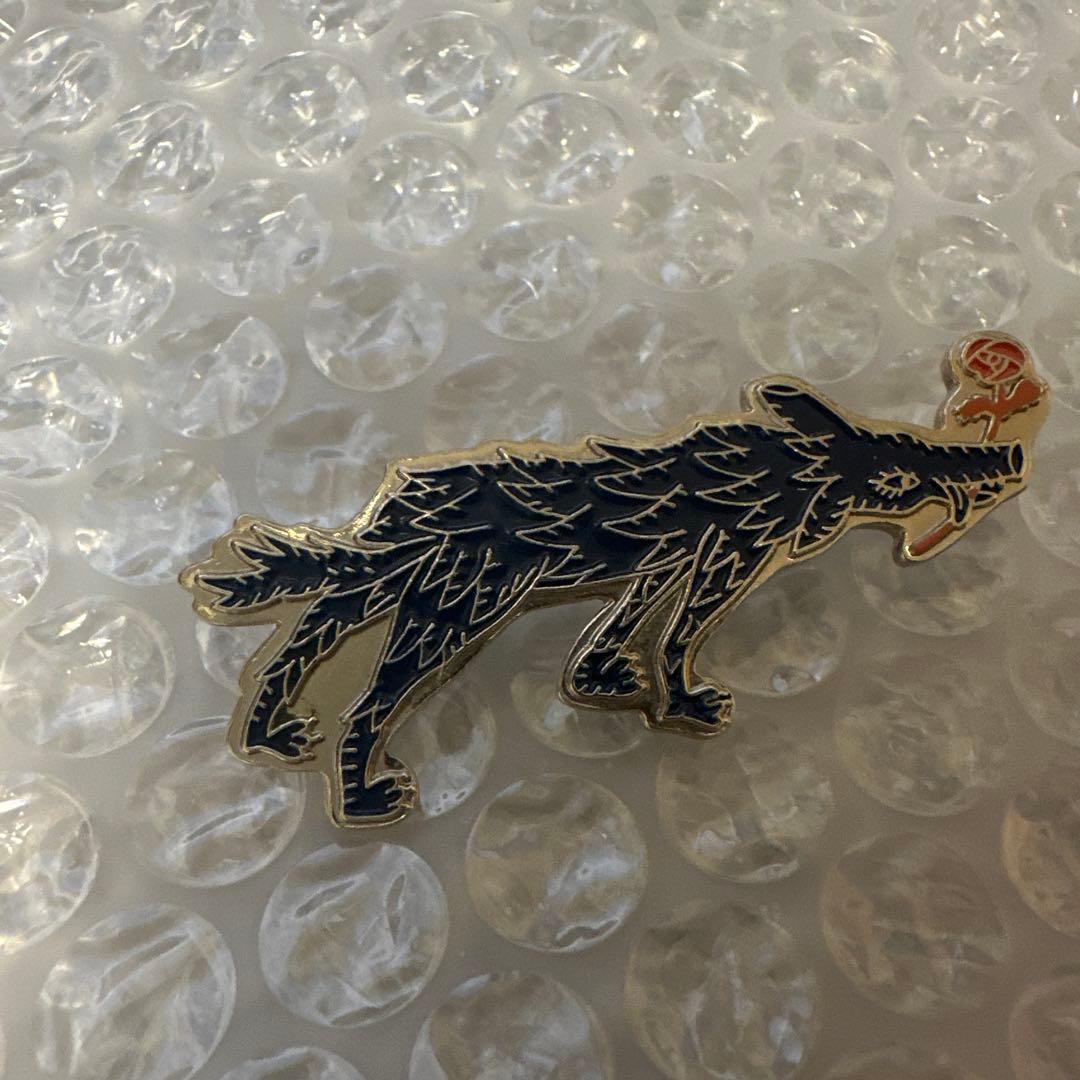 mina perhonen wolf&flower ブローチ