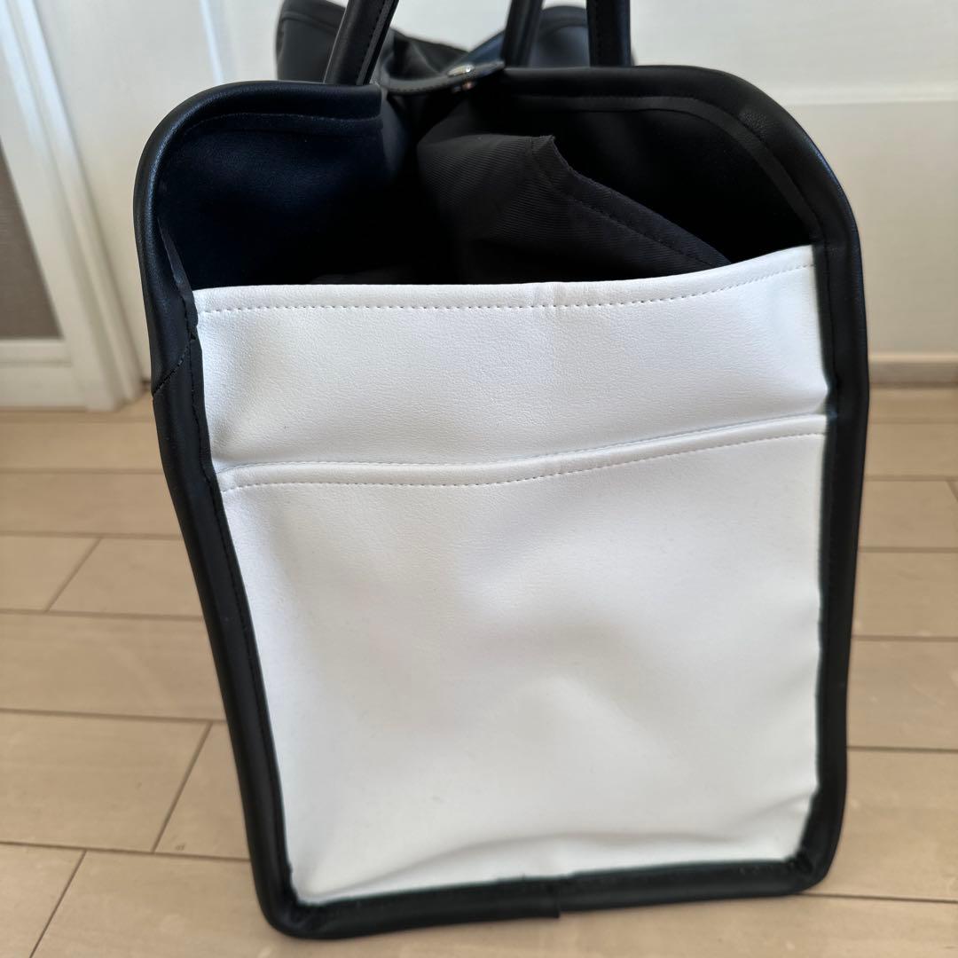 A BIENTOT バッグ 白と黒