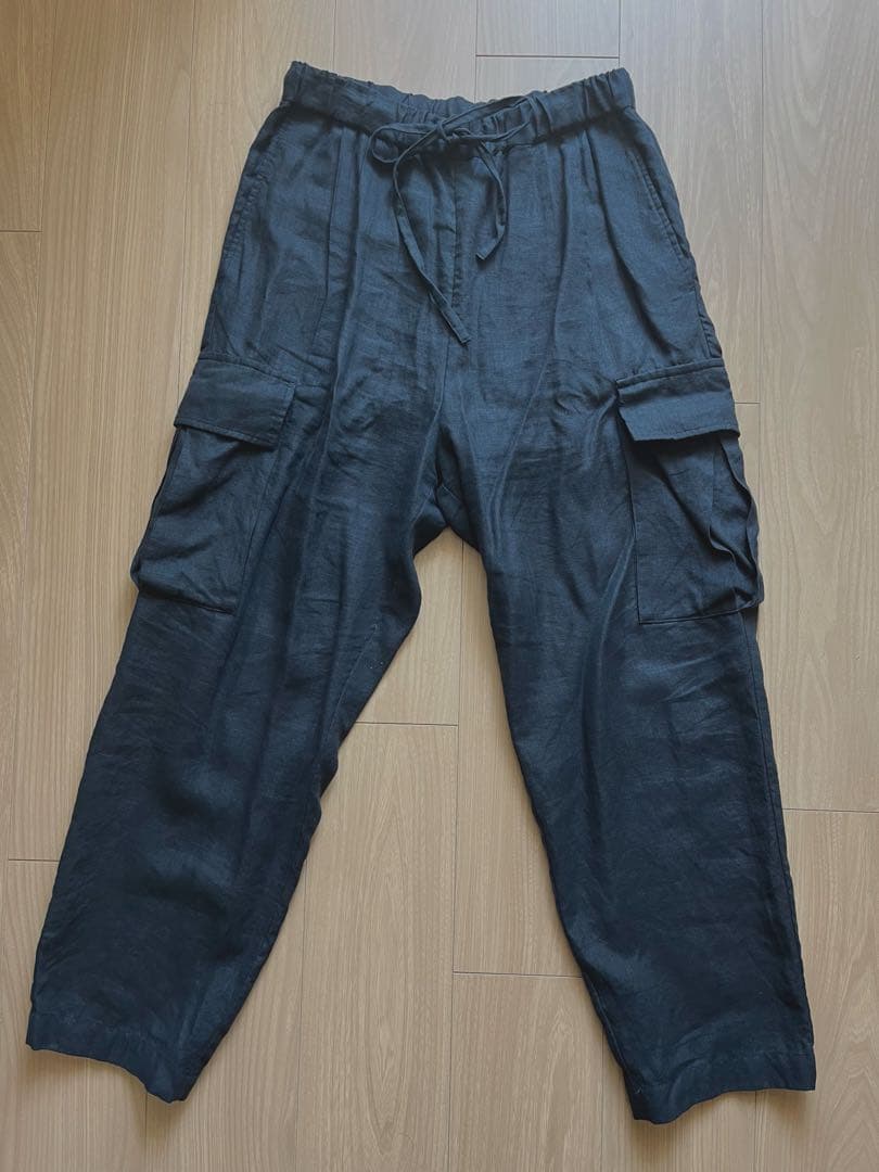 WIRROW リネンカーゴパンツ