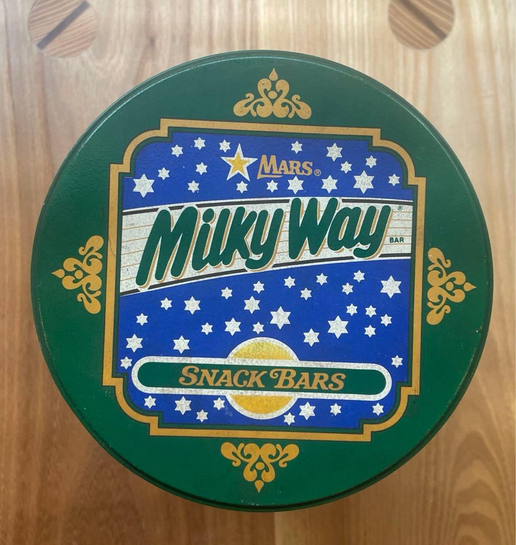 80s ミルキーウェイ缶80年代ヴィンテージアメトイ