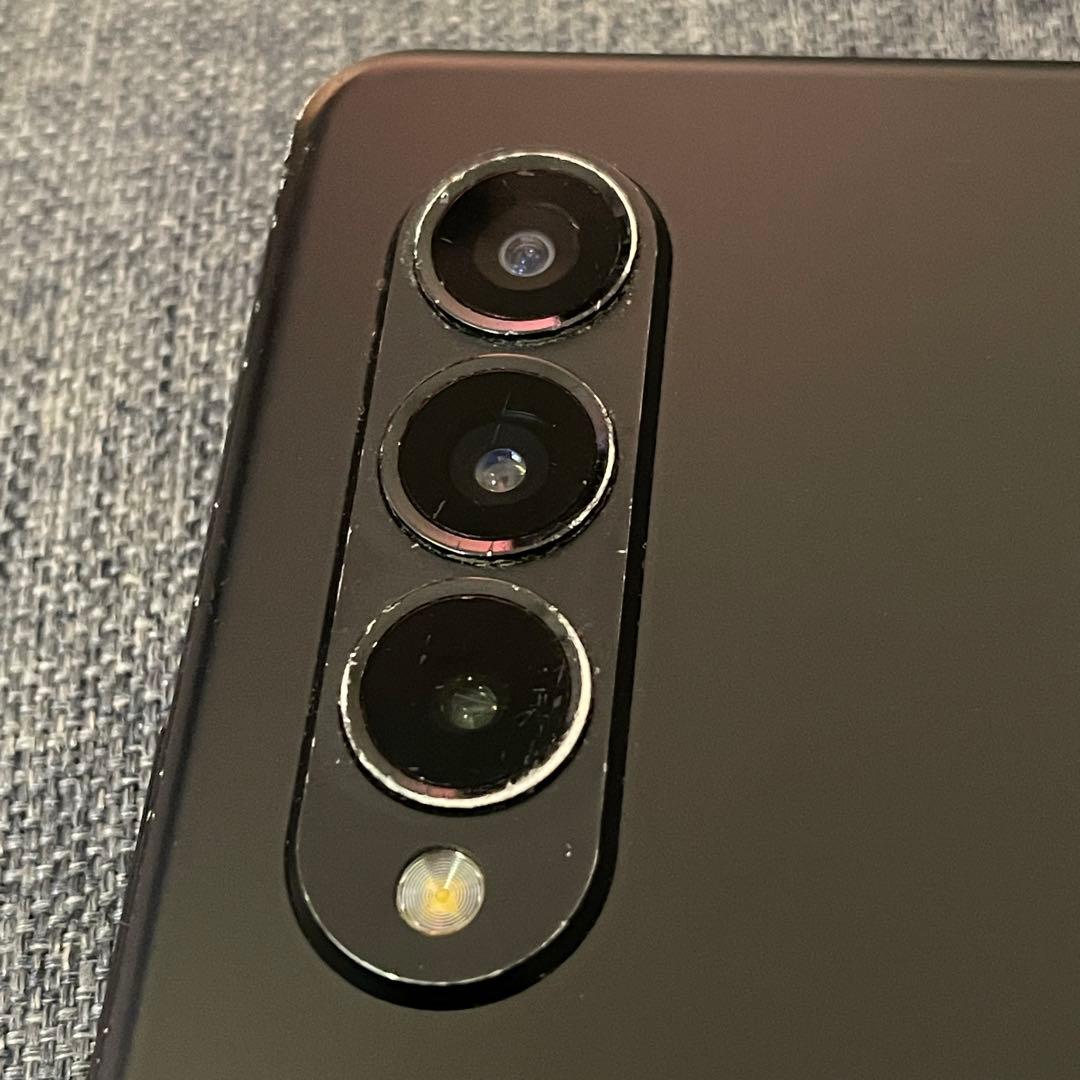 Galaxy Z fold 3 海外版 SIMフリー アラミドケース付 液晶漏れ