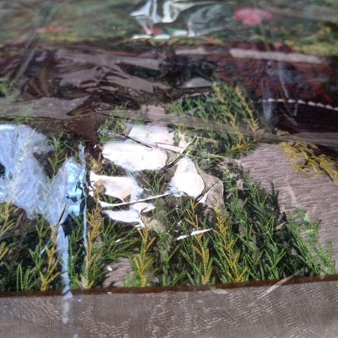 新品未使用品　刺繍絵　蓮の花　全部刺しゅう　絵画コレクション　中国　アンティーク