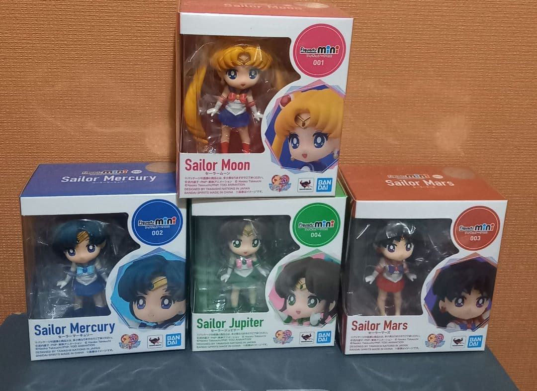 セーラームーン　フィギュアーツミニ　４体セット　マーキュリー&マーズ&ジュピター