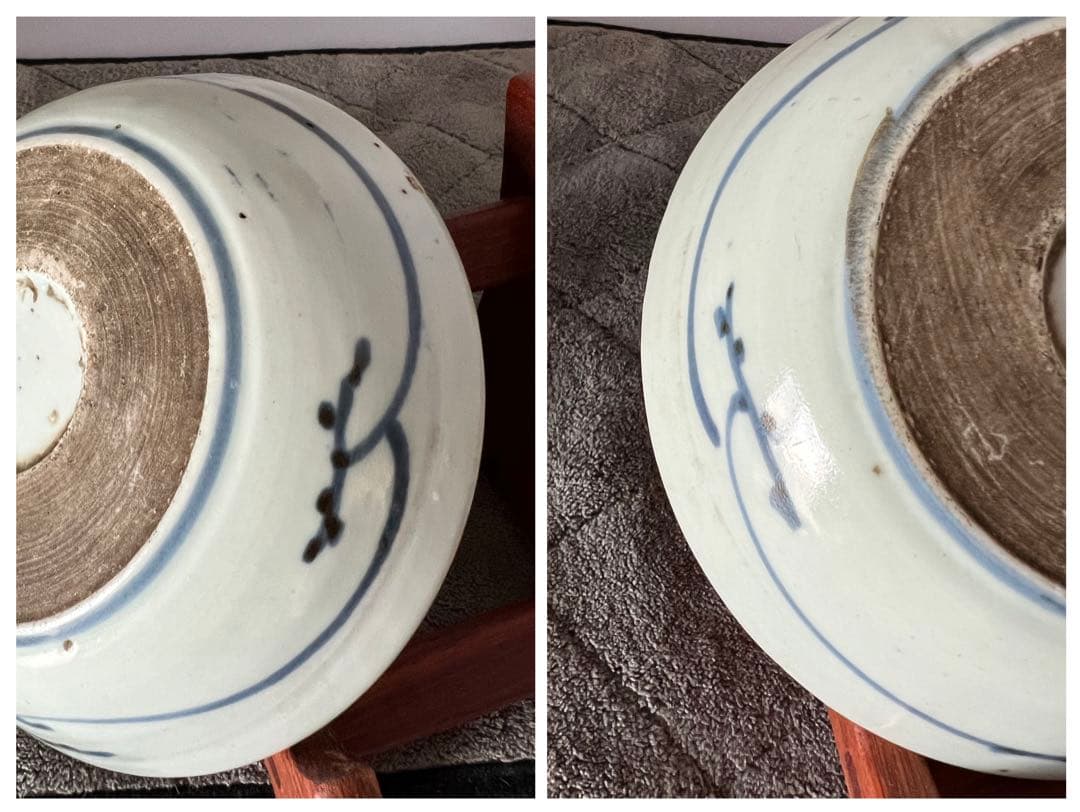 古美術　染付小皿　小鉢 共箱　XG44-6