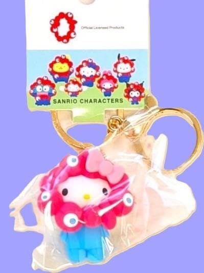 【全7種コンプ】サンリオミャクミャク なりきり立体マスコット カラーキーホルダー