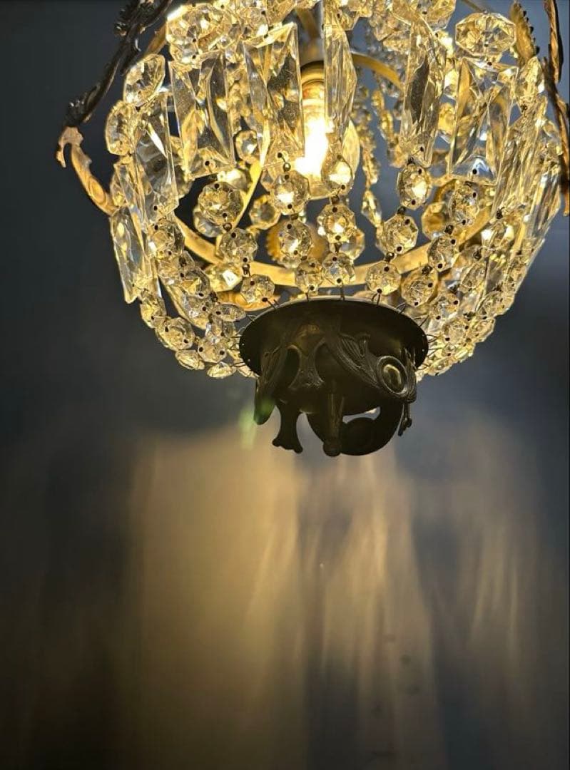 フランス製　アンティーク　エンパイヤシャンデリア