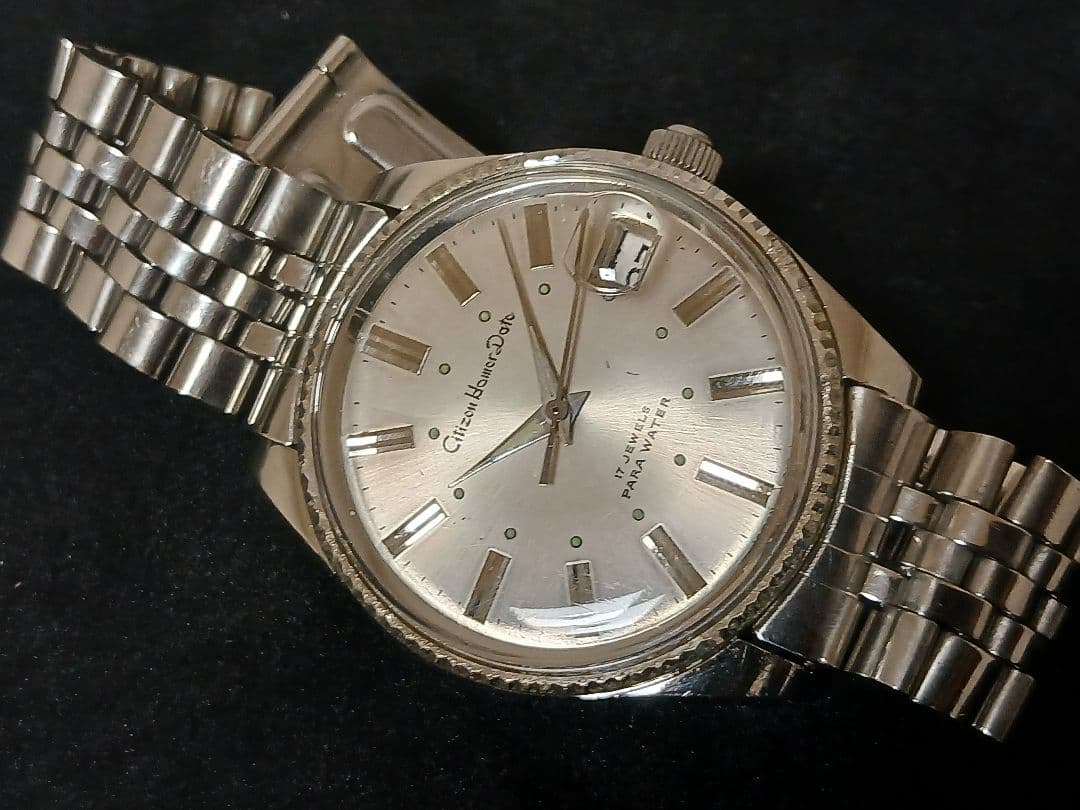②【CITIZEN】シチズンホーマーデイト17石パラウォーター