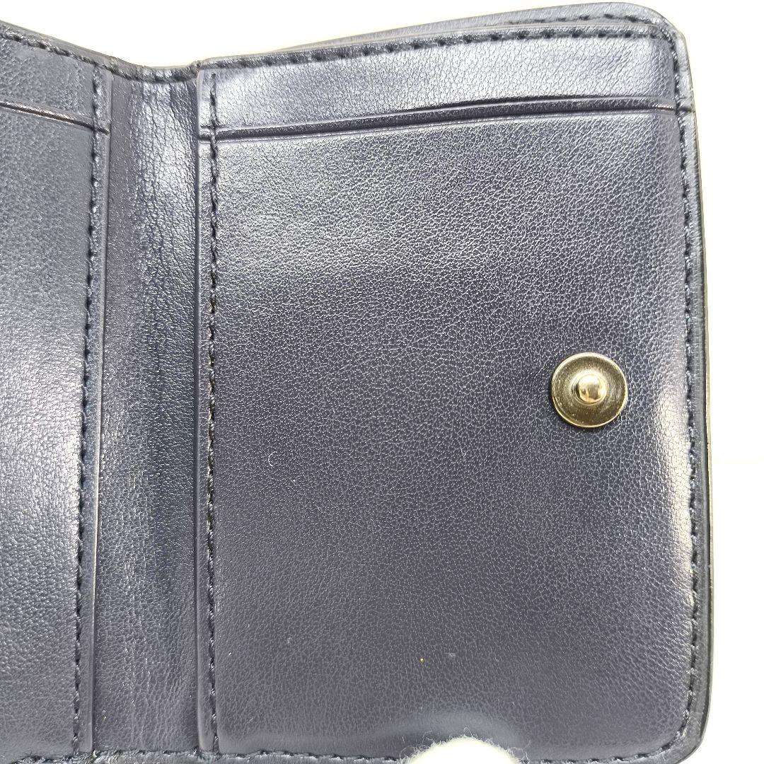 美品 コーチ 3つ折り財布 コンパクトウォレット COACH 蝶 バタフライ