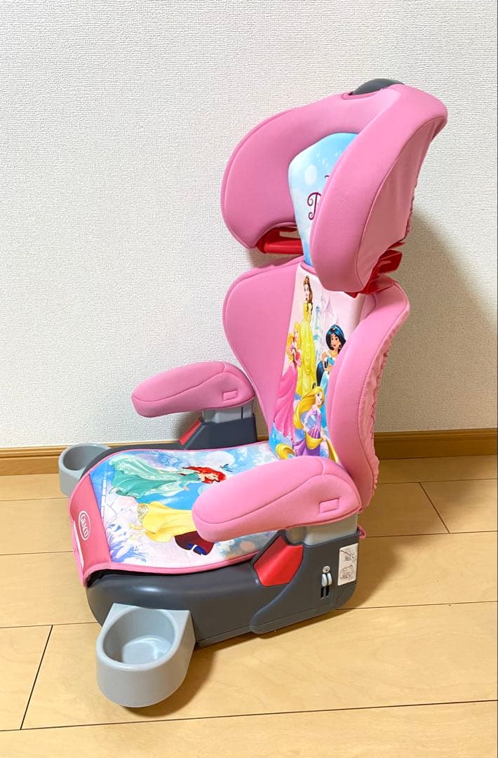 美品 RACO グレコ ジュニアシート ディズニー プリンセス