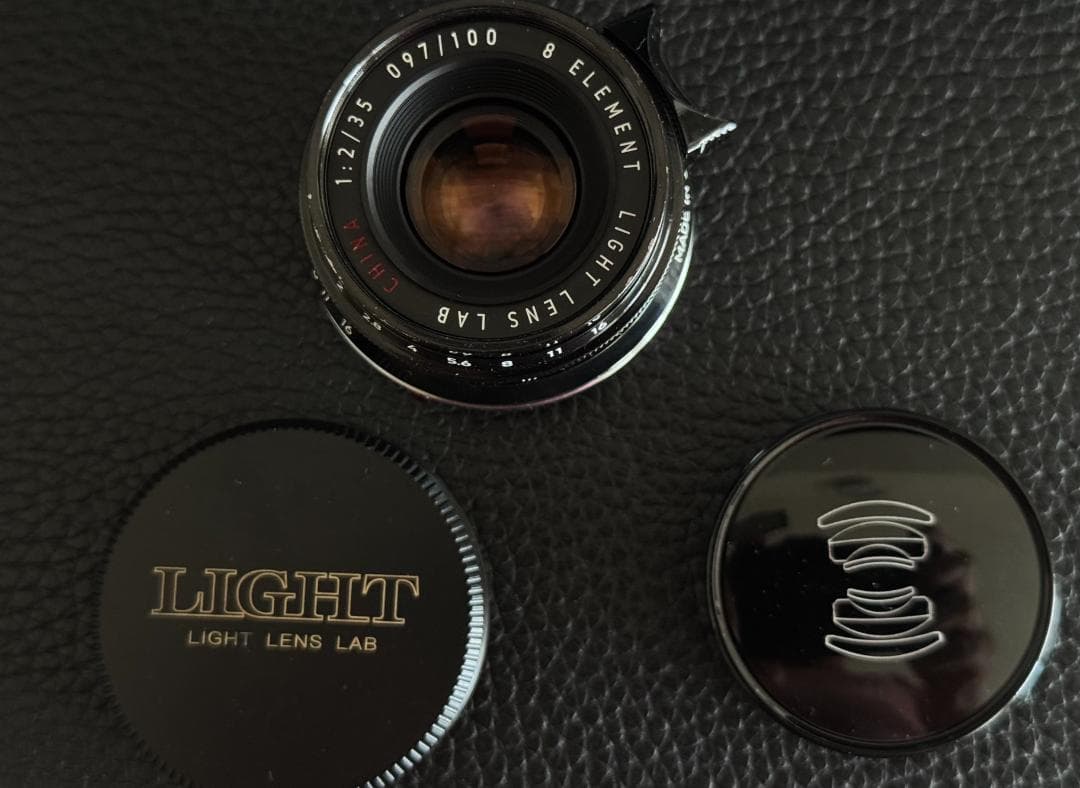 LIGHT LENS LAB M 35mm f/2 ブラックペイント フード