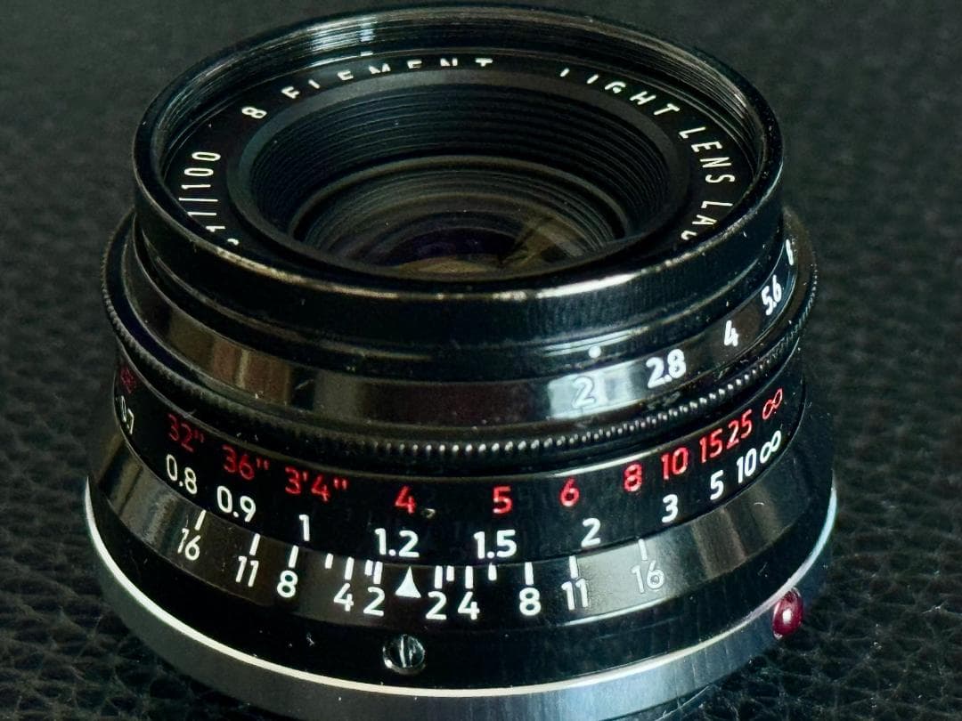 LIGHT LENS LAB M 35mm f/2 ブラックペイント フード