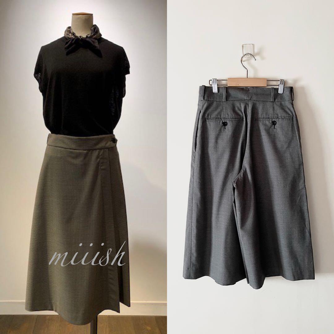 未使用 マーガレットハウエル ファインウール パピートゥースキュロット 4万