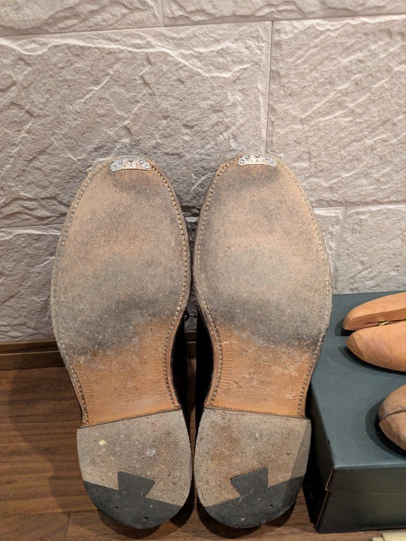 【しばた】Alden 990 コードバン US7 純正シューツリー付