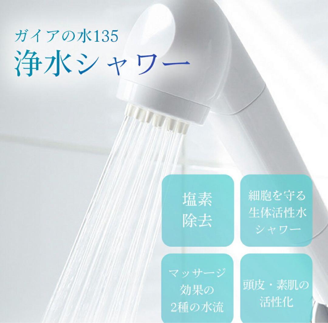 ビビアン【ガイアの水135】 シャワーヘッド用交換カートリッジ　２個セット