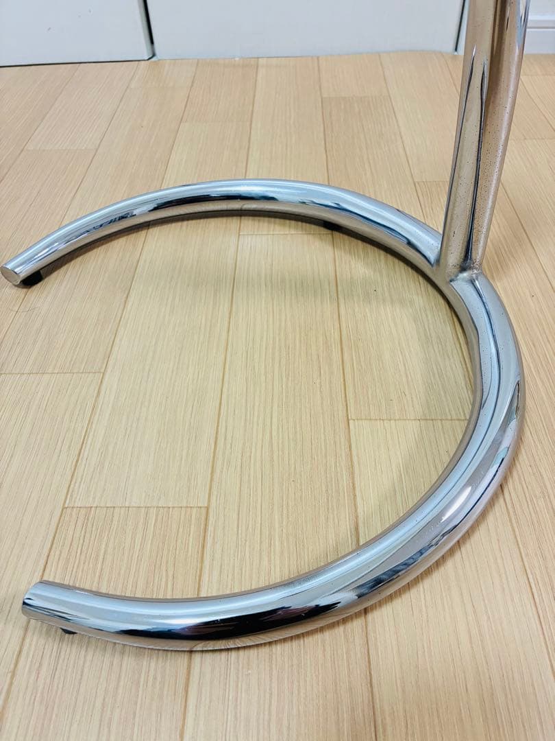 IDC大塚 ガラスラウンドサイドテーブル