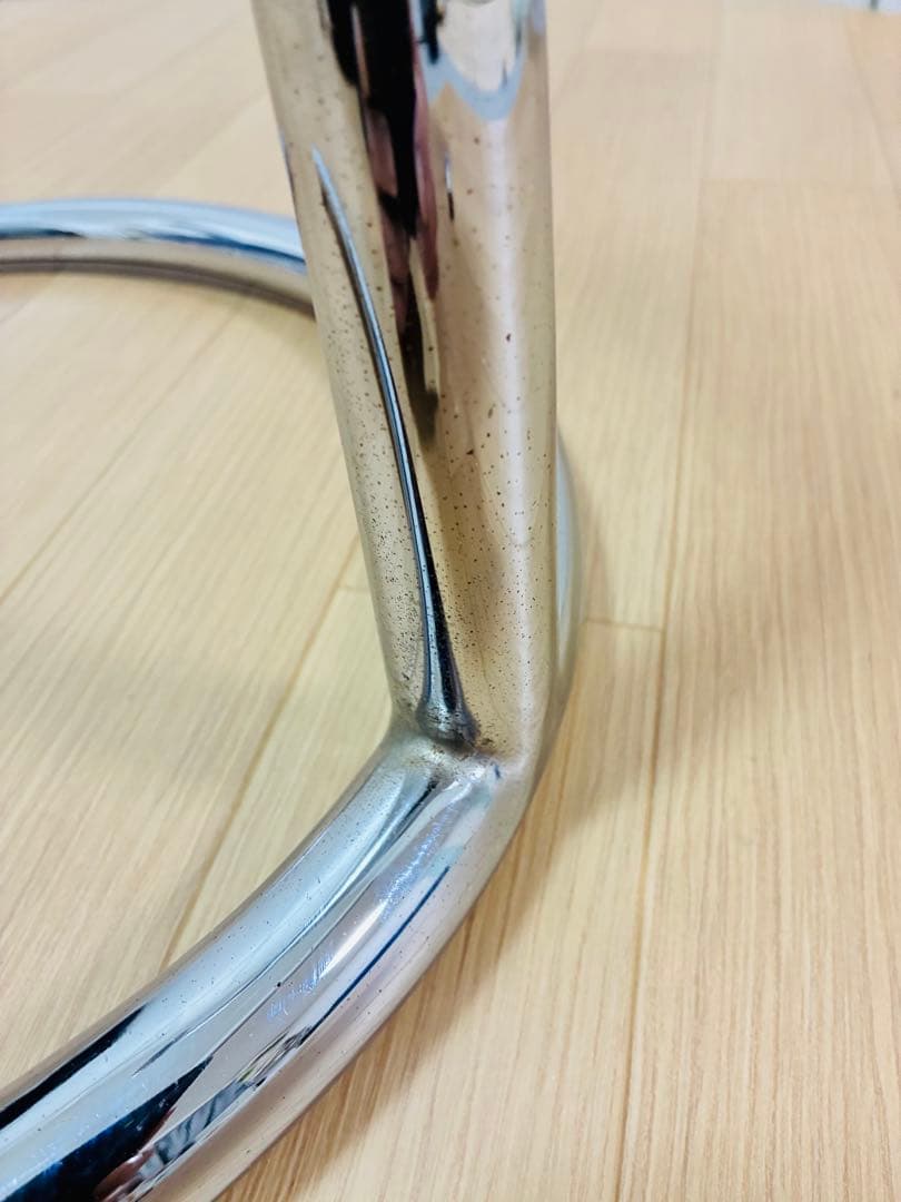 IDC大塚 ガラスラウンドサイドテーブル