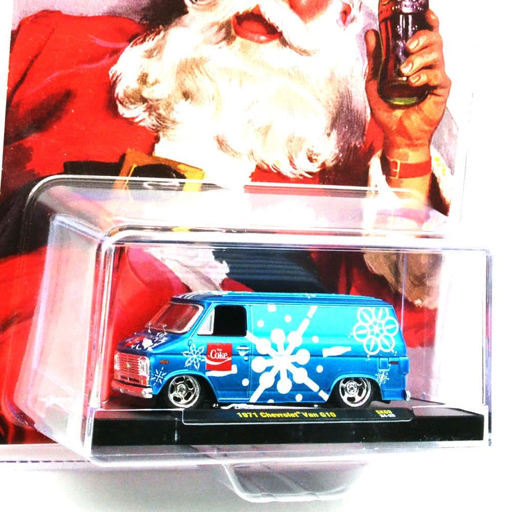 M2マシーン 　シボレーバン G10 コカ・コーラ　クリスマス サンタクロース