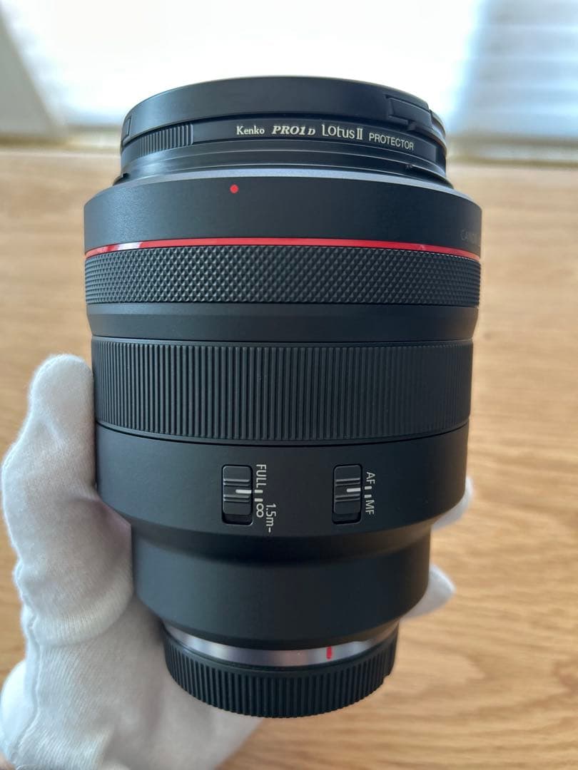 Canon RF85mm F1.2 L USM 美品｜純正フード・フィルター付き