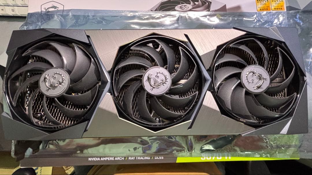 MSI RTX3070Ti SUPRIM X 8G グラフィックボード