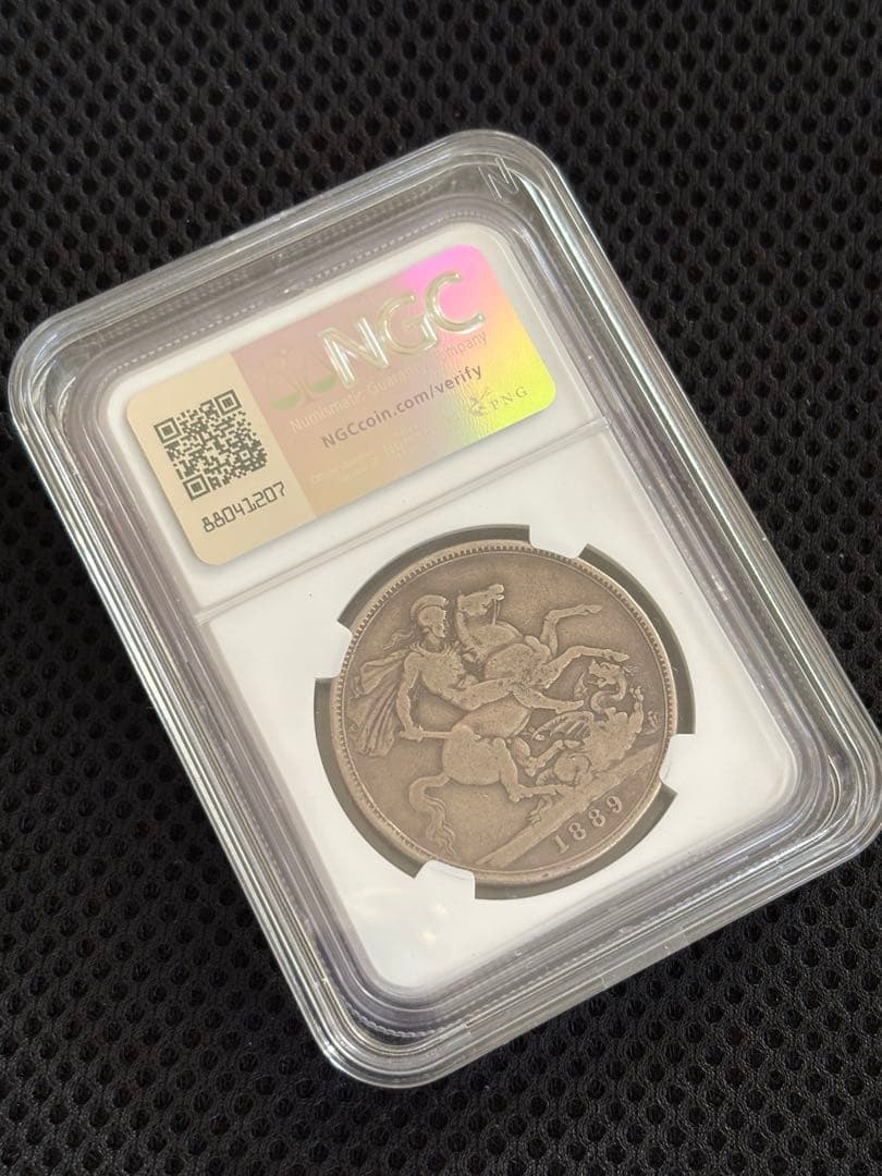 1889年 グレートブリテン クラウン銀貨