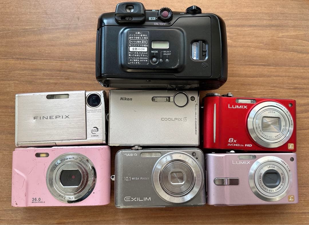 デジタルカメラ、いろいろまとめ 7台