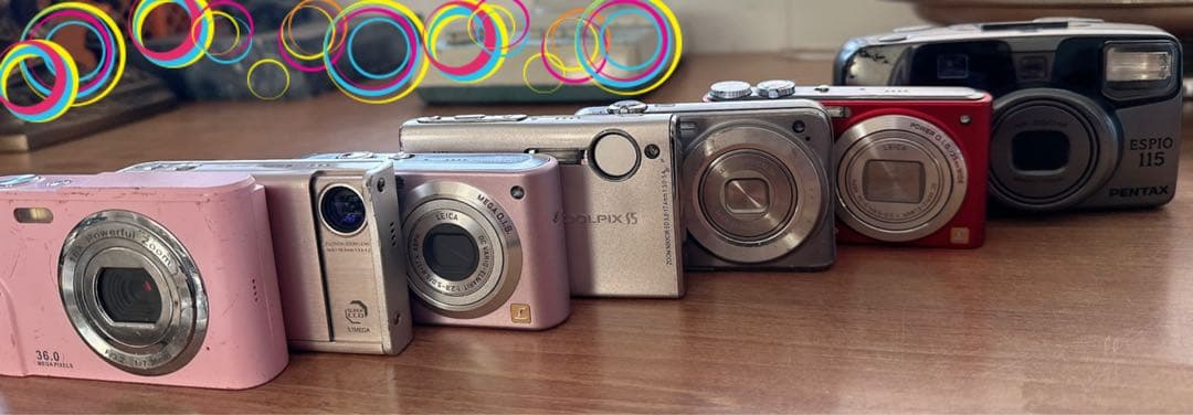 デジタルカメラ、いろいろまとめ 7台