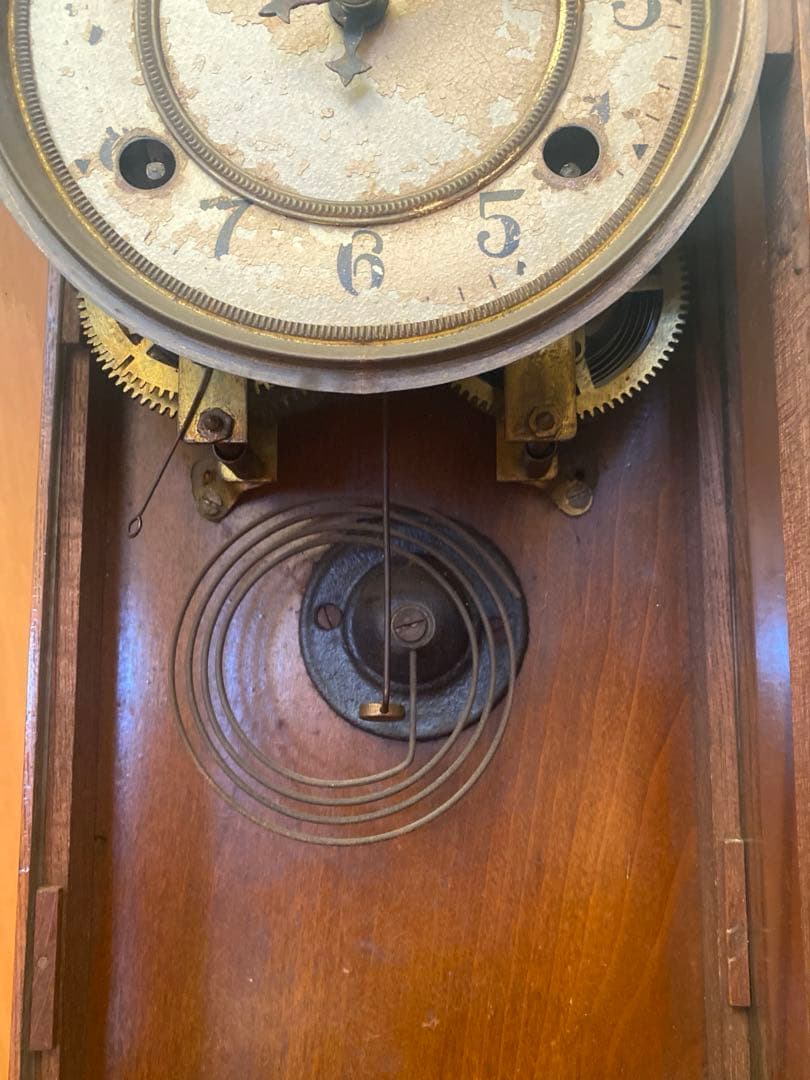 アンティーク　振り子時計　柱時計　ジャンク品