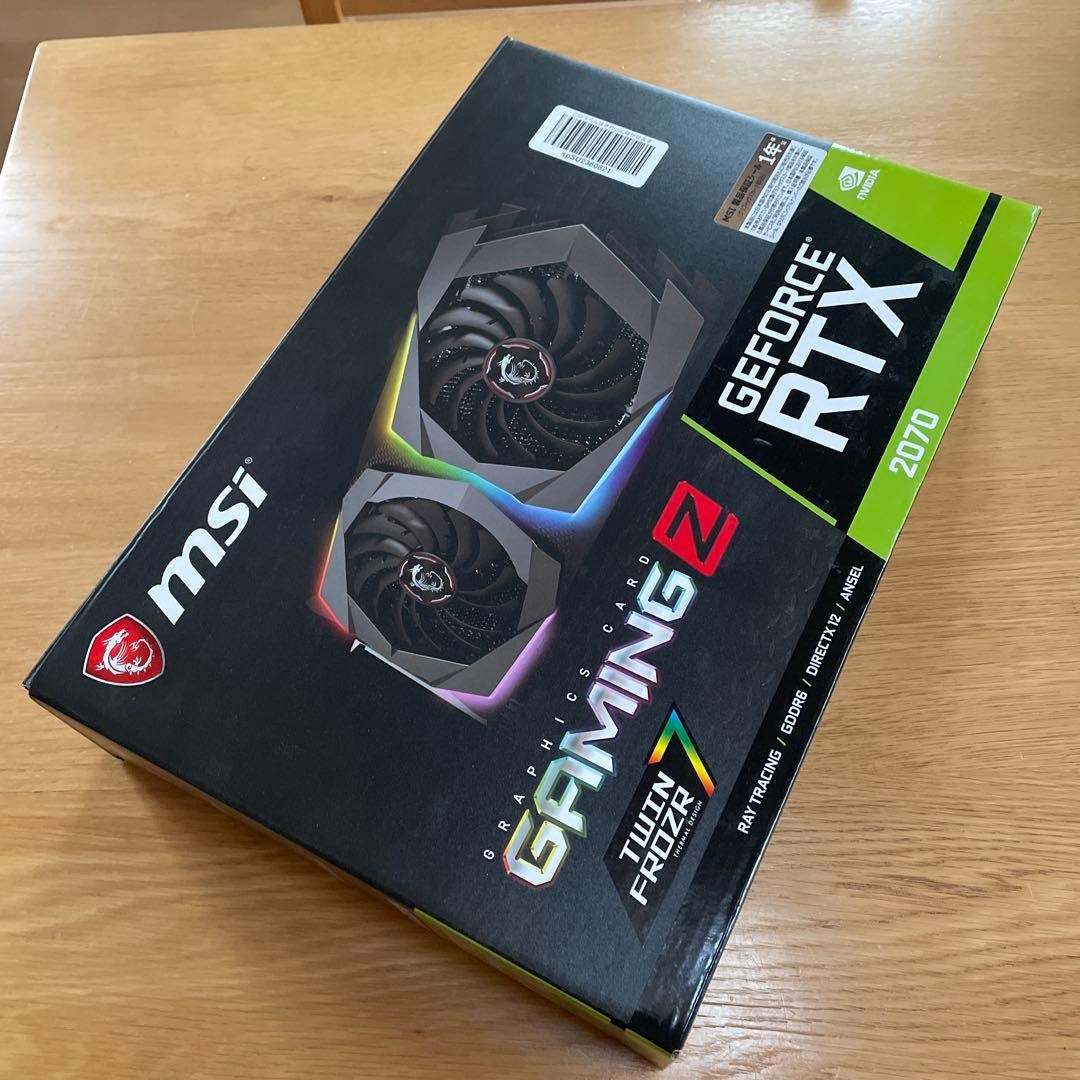 ア*ー様 MSI GeForce RTX 2070 GAMING Z 8G