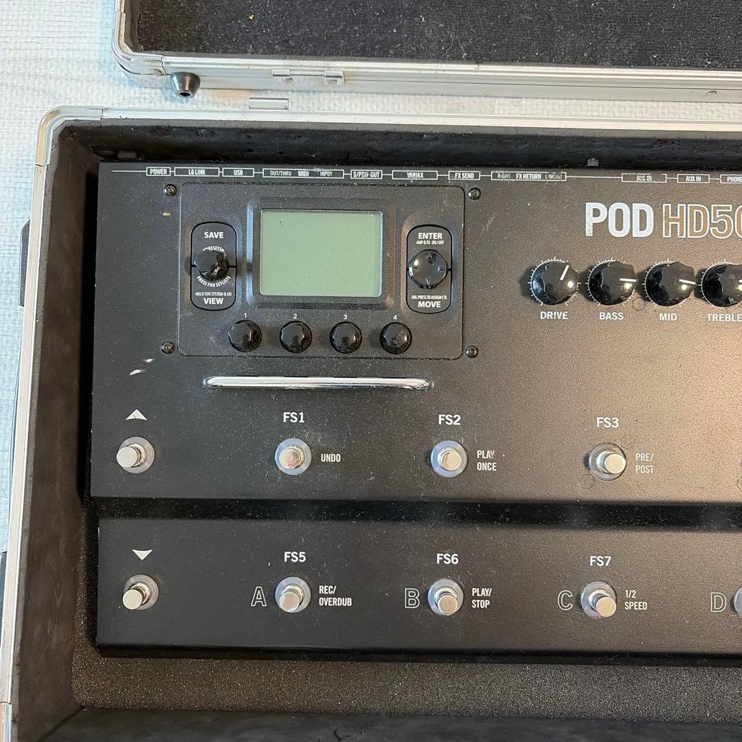 LINE 6 POD HD500X ギターエフェクター　ケース付き
