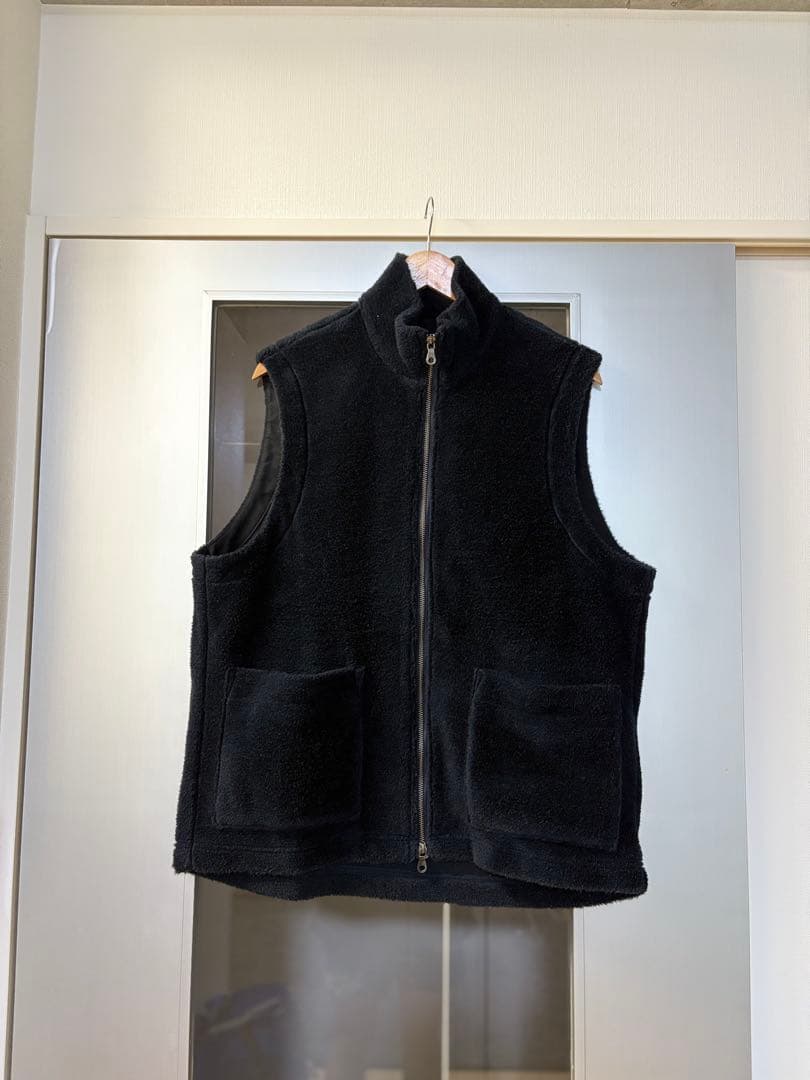 confect ウールコットン フリースジップベストジャケット